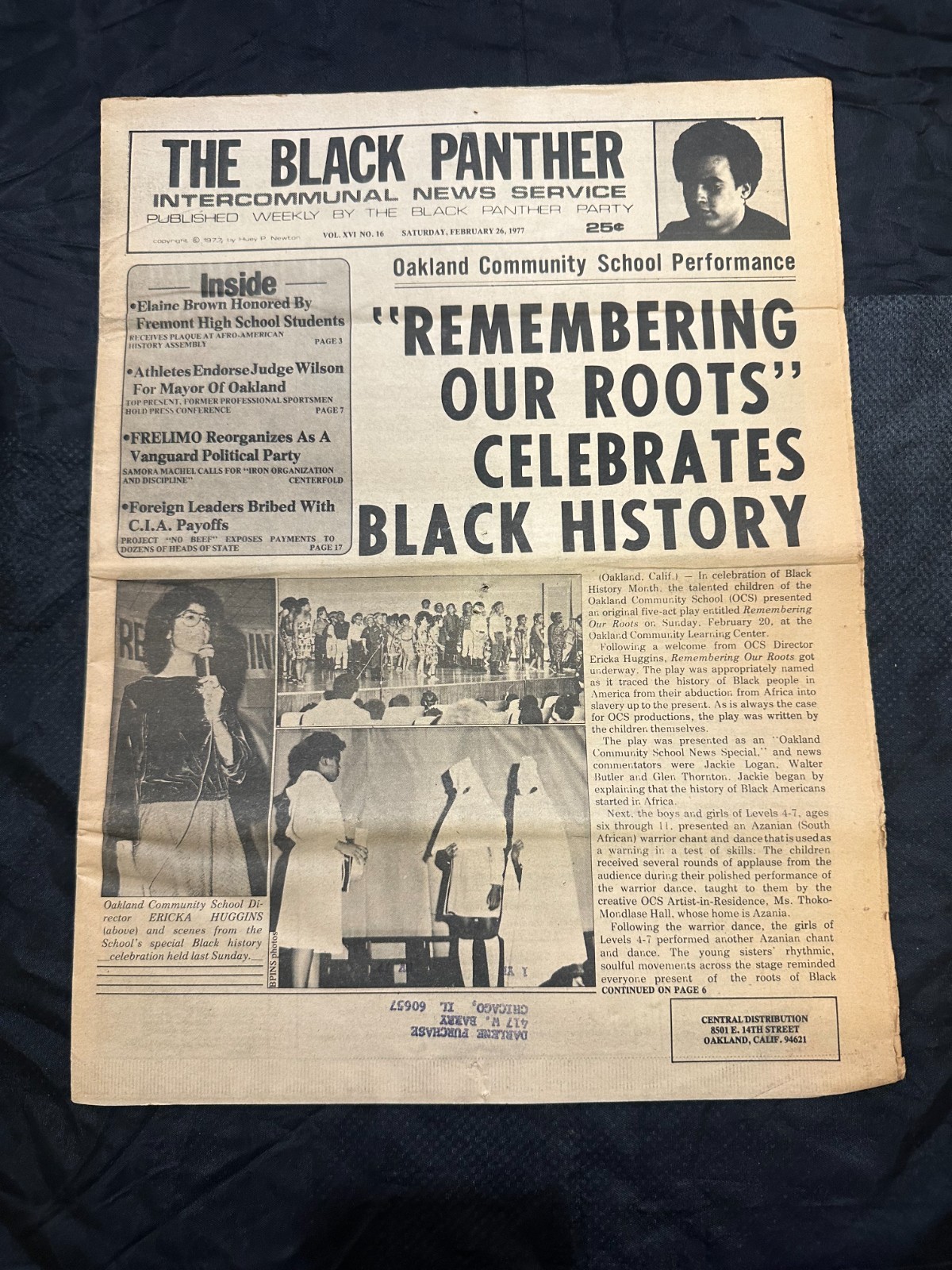 THE BLACK PANTHER NEWSPAPER – FEBRUARY 26th 1977