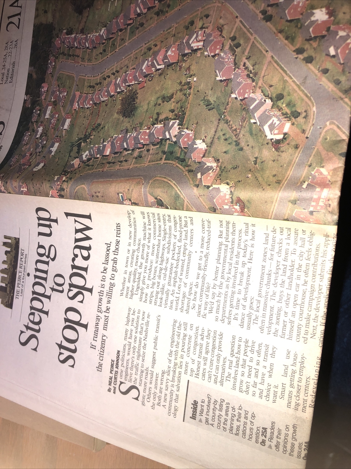4 “issues” Section From The Tennessean Nashville TEnnessee Newspapers From 1999