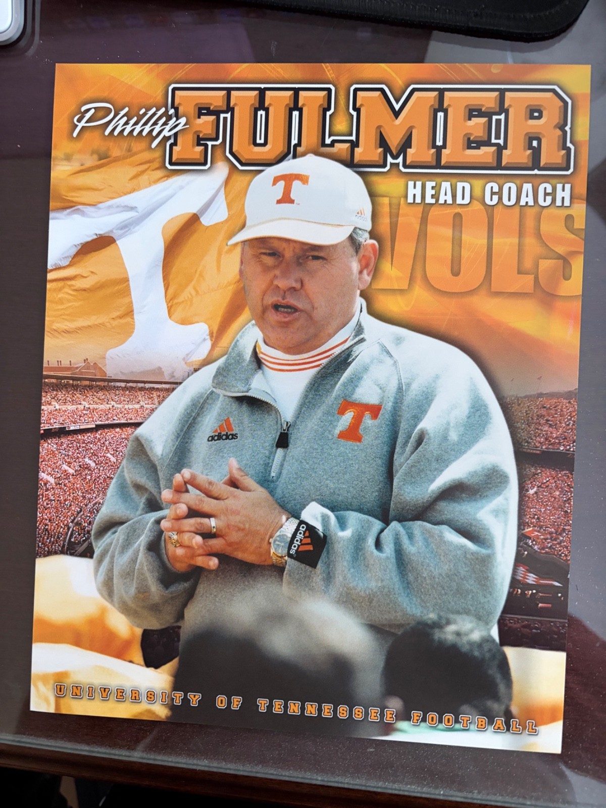Tennessee Volunteers Coach Phillip Fulmer Print