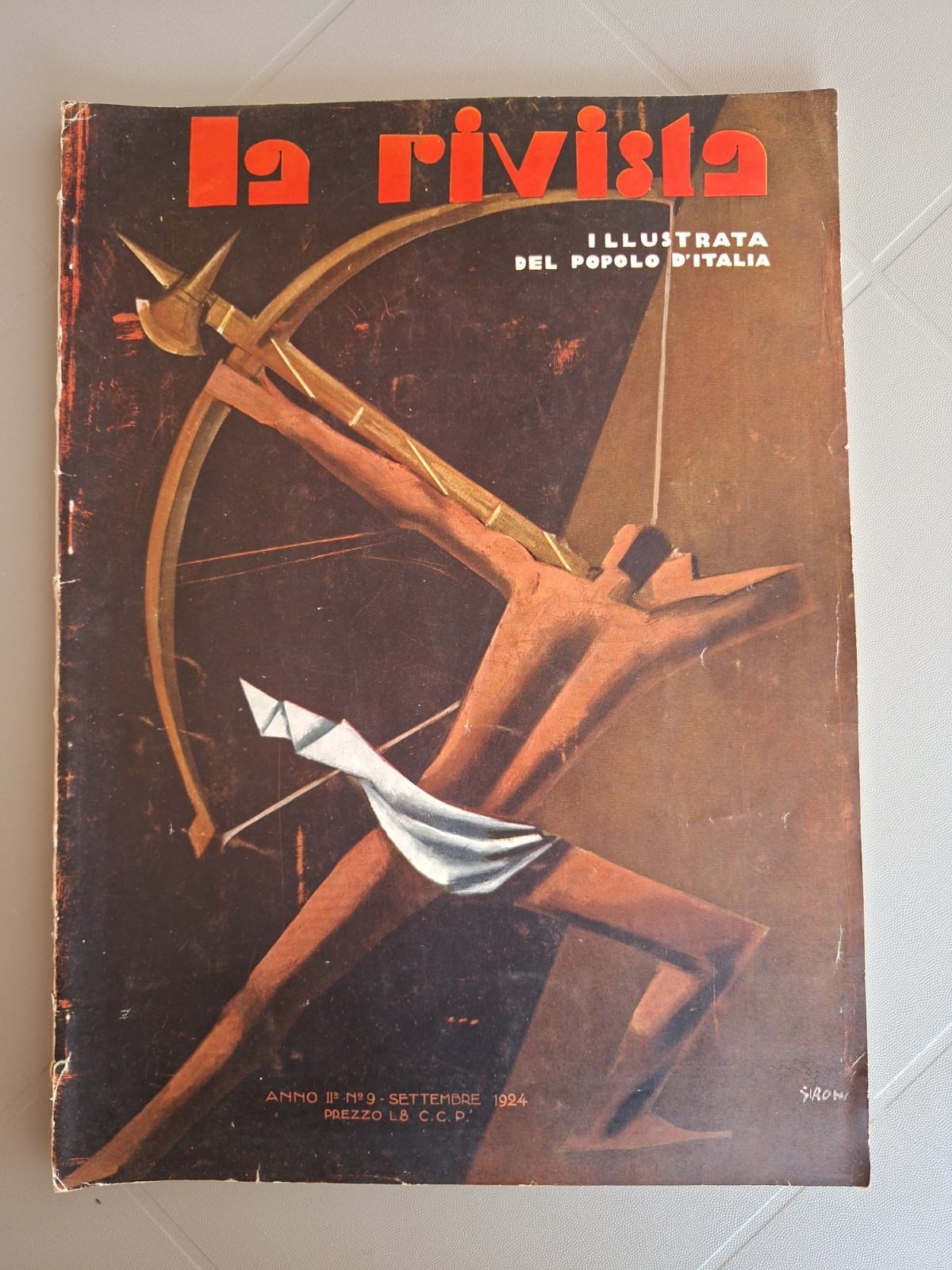 THE ILLUSTRATED MAGAZINE del Popolo D’Italia MARIO SIRONI SET 1924