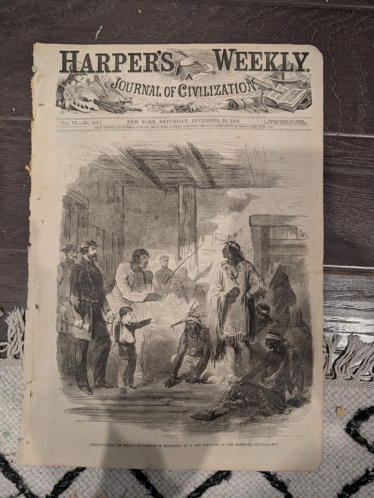 Harper’s Weekly – December 20, 1862 – Fredericksburg Centerfold • Dickens Story