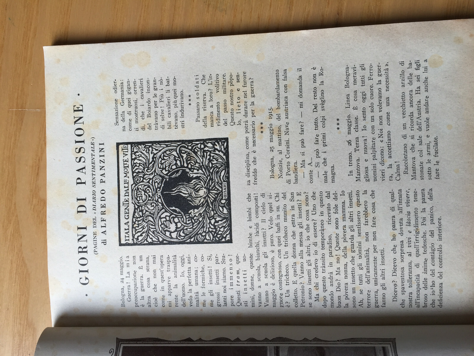 MONDADORI NOVELLA PERIODICAL ITALIAN WRITERS N° 12 1923 A. PANZINI ADA NEGRI
