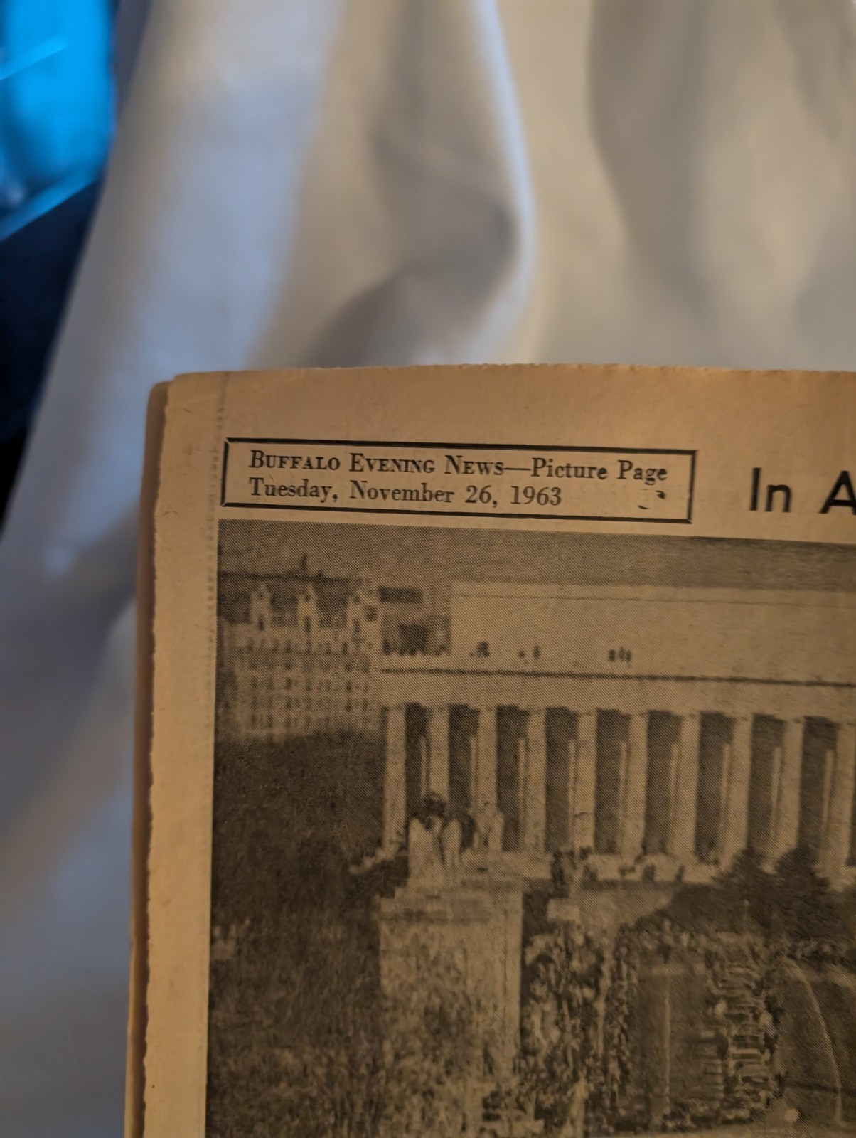 Special Commemorative Edition Of John F. Kennedy 35th President Paper Nov 1963