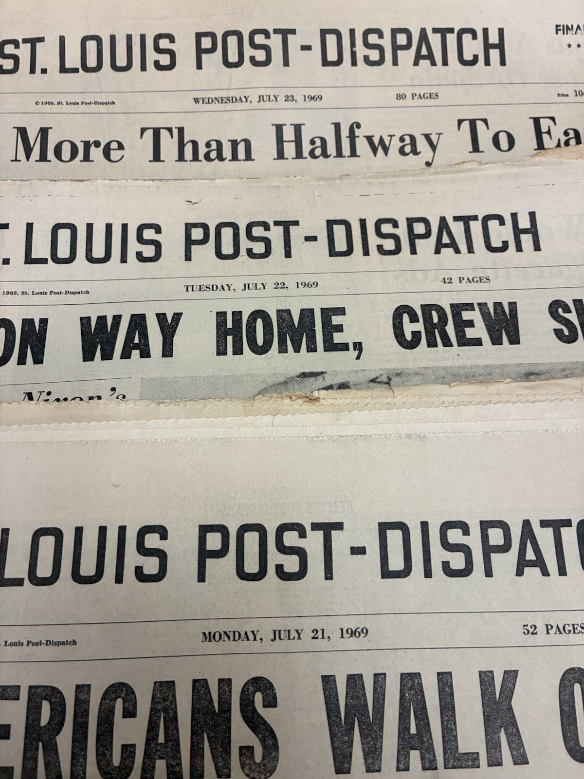 newspaper lot 1969 July
