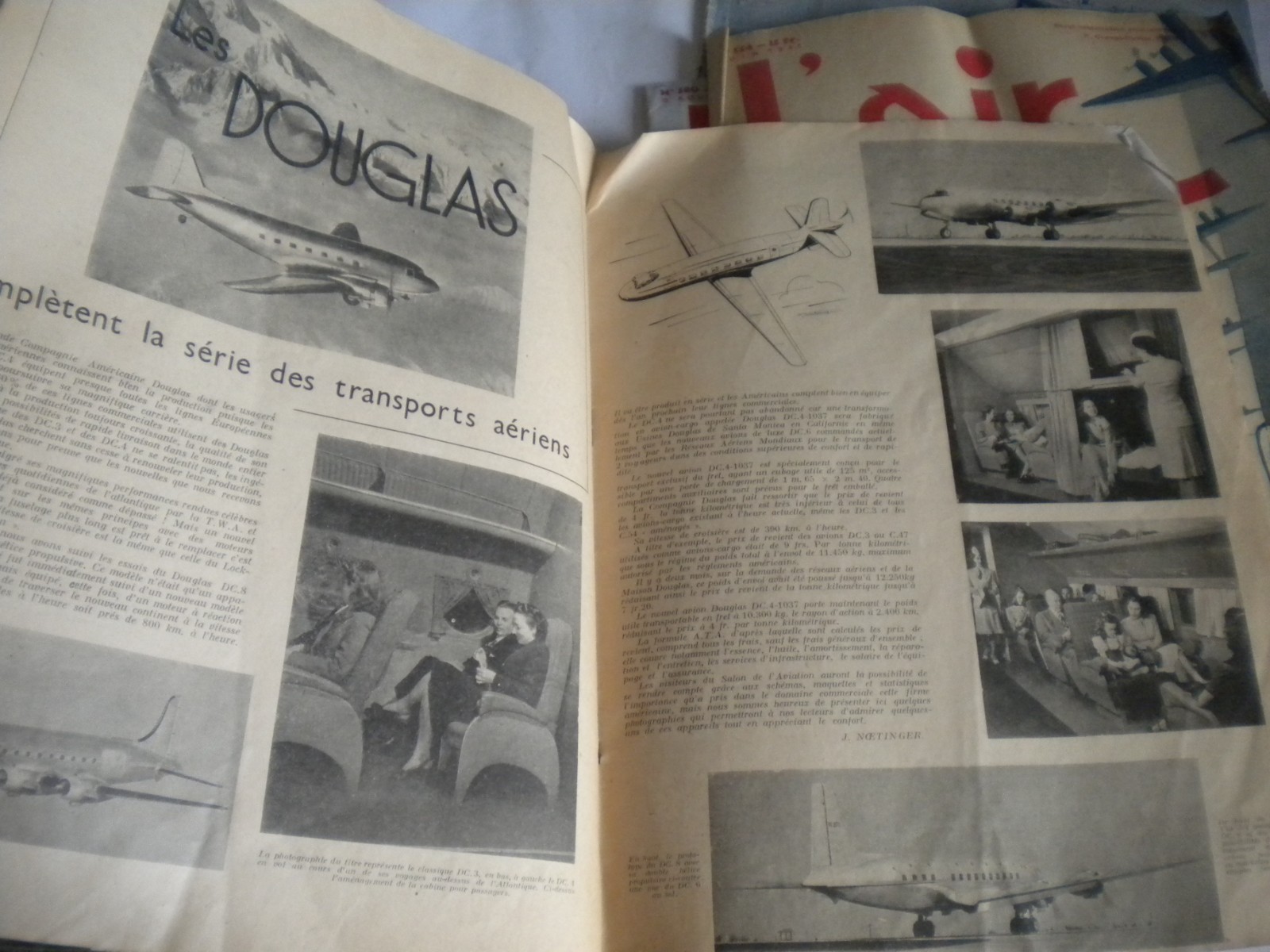 L’Air Aviation Magazines French 1940s lot WW2 wartime