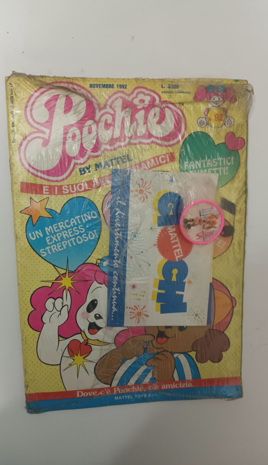 POOCHIE MAGAZINE AND HIS CHEERFUL FRIENDS MONDADORI magazine sealed from newsstand
