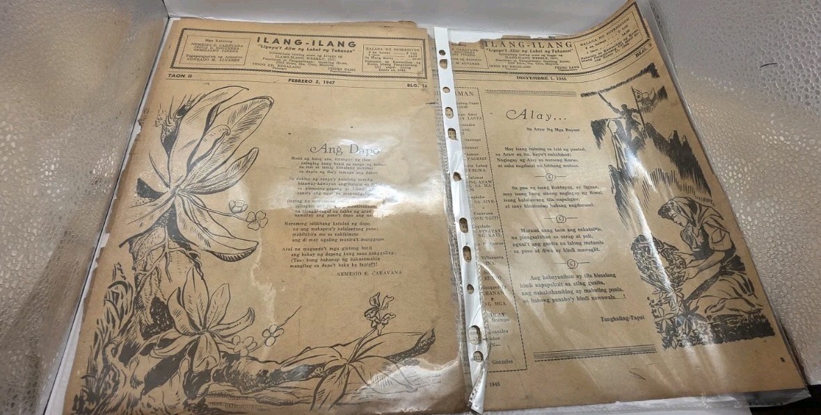 1946-1947 Philippine Weekly Publication “Silahis” & “ILang-ILang” Clippings.19pc