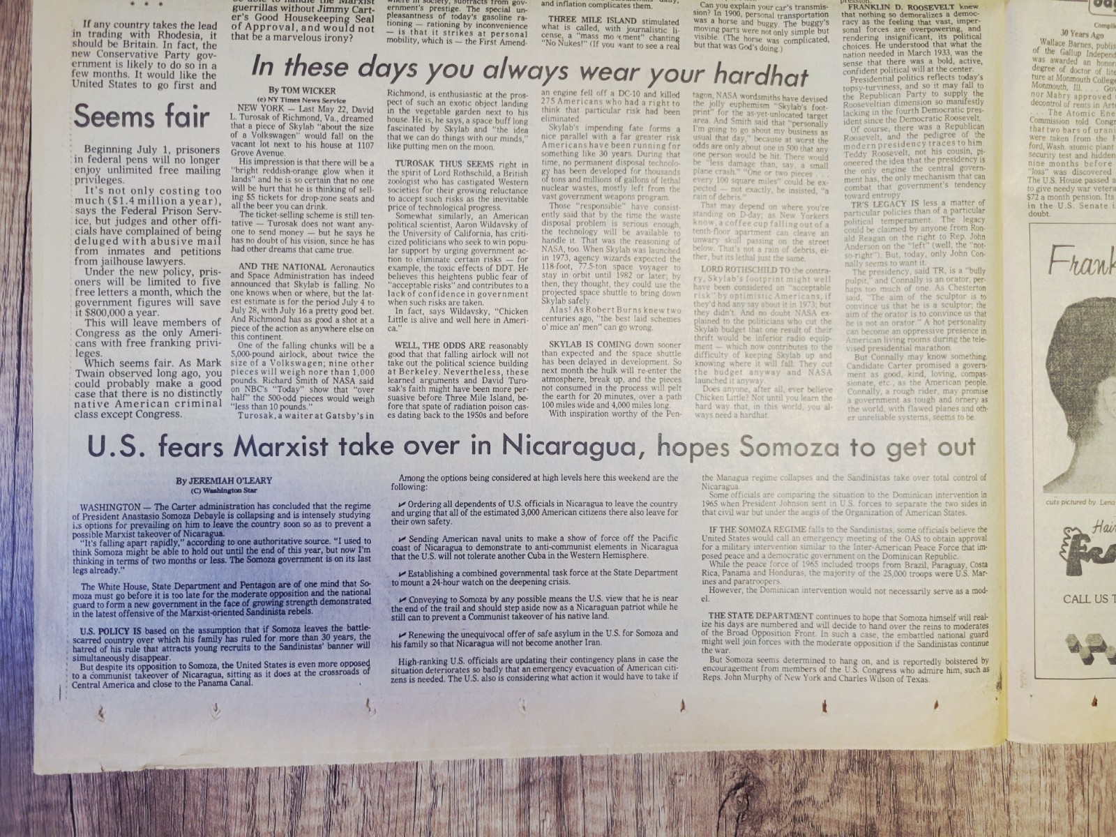 1979 Jun 12: Albuquerque Tribune – John Wayne Legendary Actor Cowboy Dead At 72!