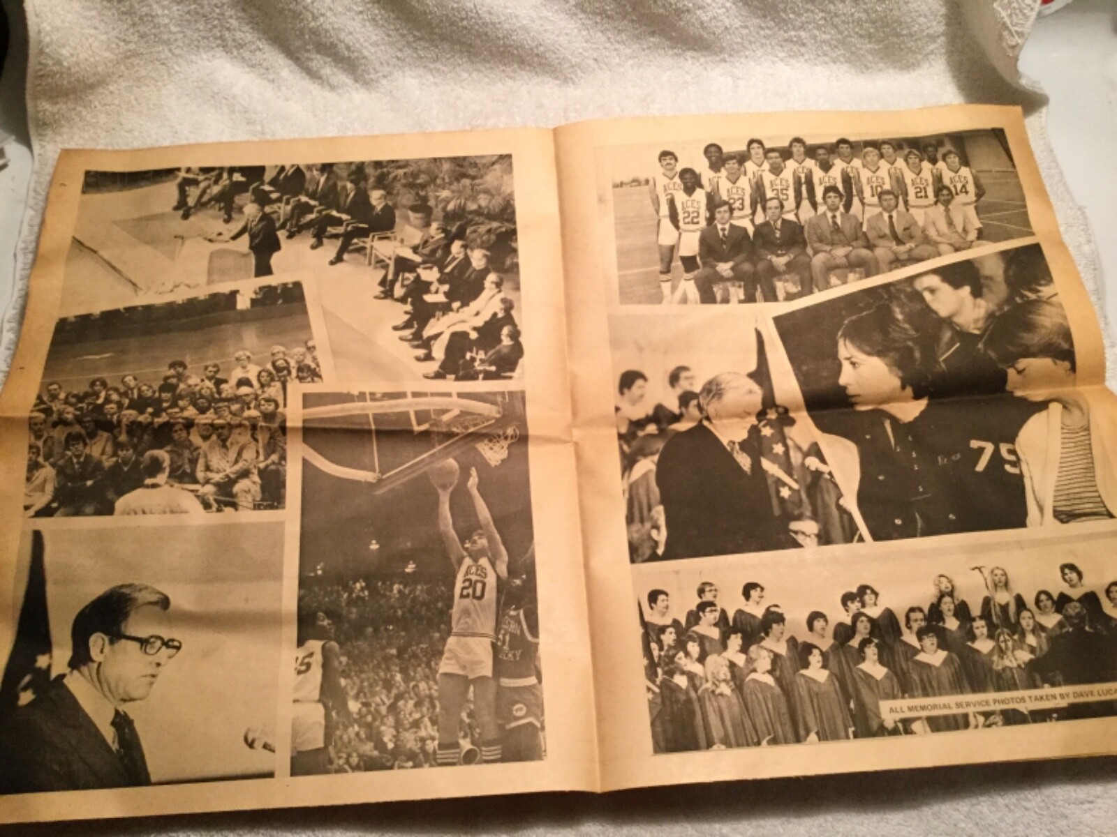 1977 University of Evansville Newspaper In Memoriam Basketball Team Plane Crash
