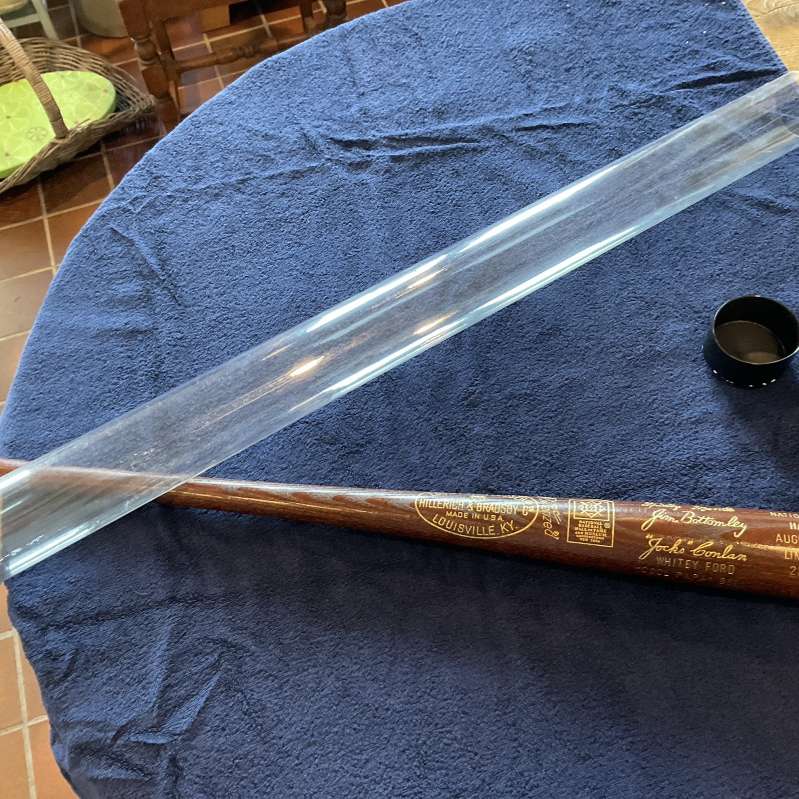National Baseball Hall of Fame bat dated August 12, 1974 number 22 of 500