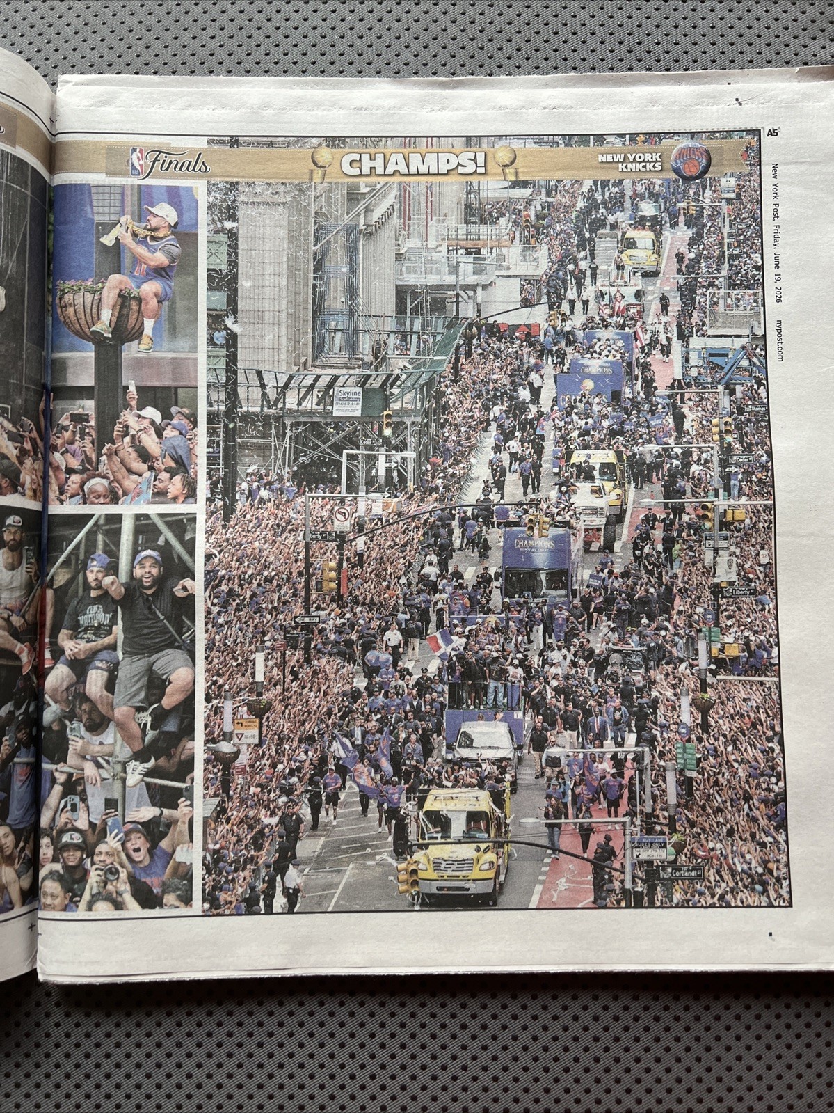 CITY OF LOVE NEW YORK POST KNICKS CHAMPIONS PARADE 6/19/2026 ?