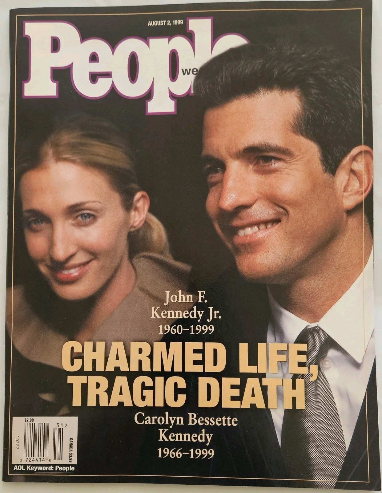 JFK Jr PLANE CRASH Washington Post July 18 1999 plus People Magazine Aug 2 1999