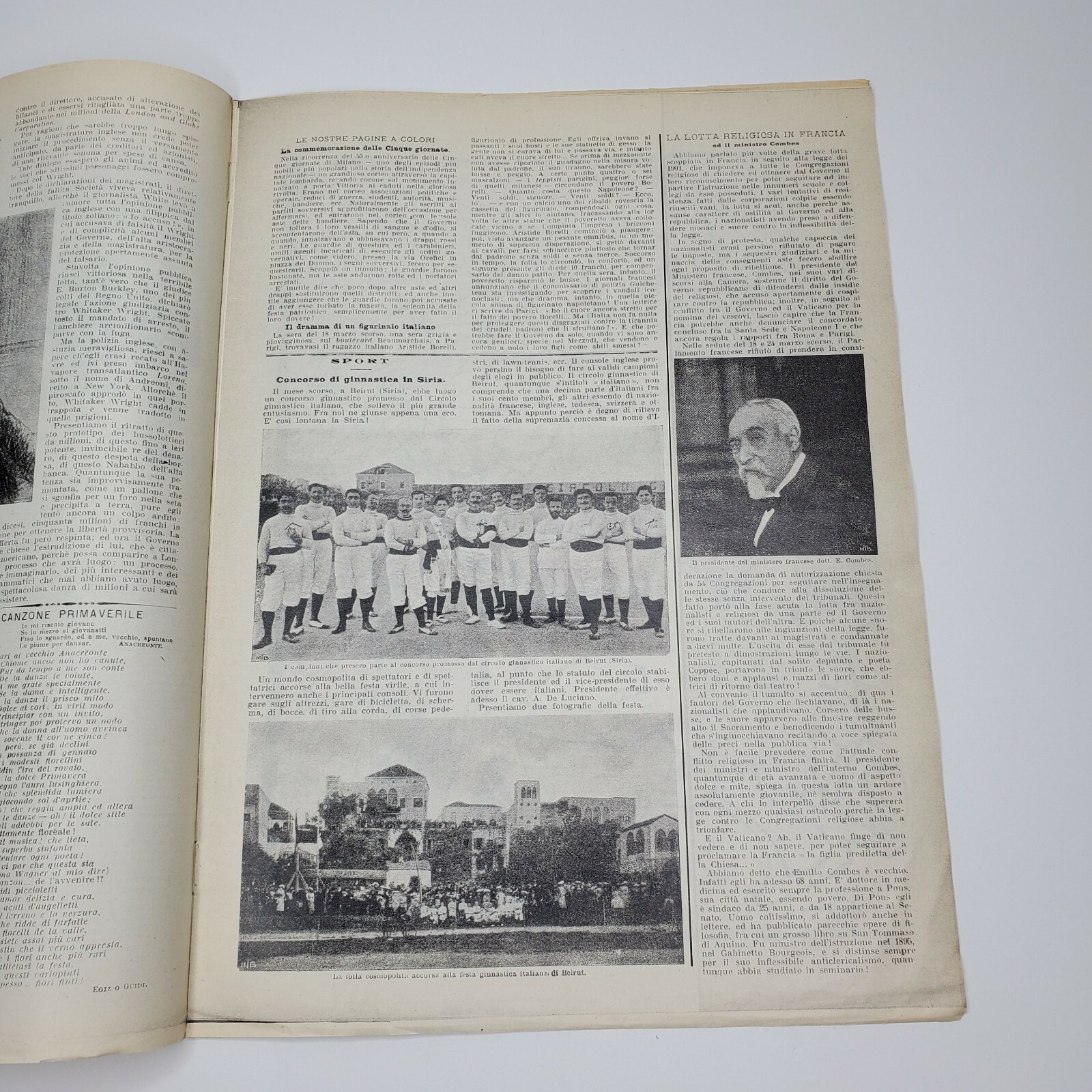 La Domenica Del Corriere The Sunday Courier Italian Newspaper 1903 Riot