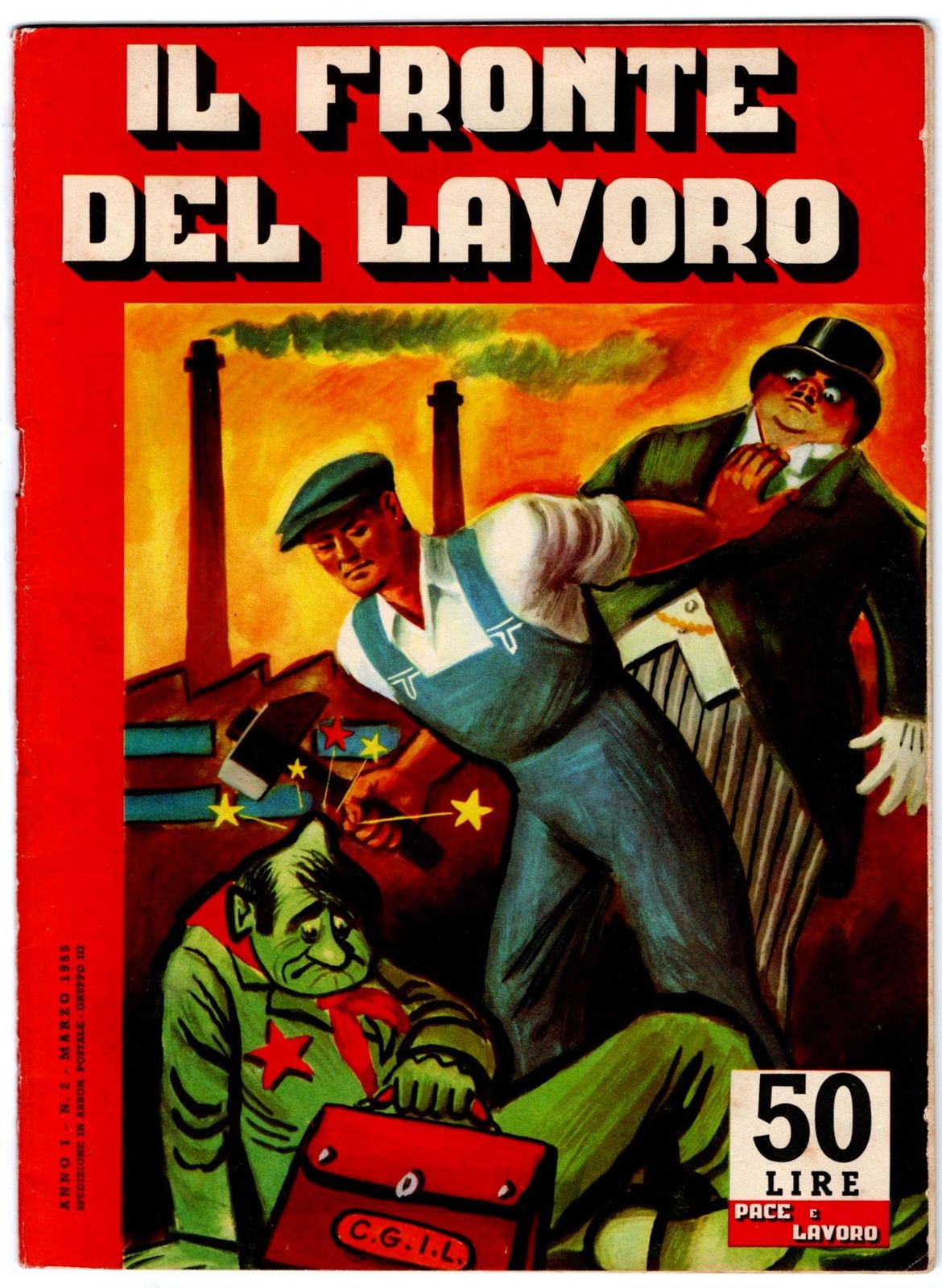 THE LABOR FRONT. SOCIALIST SATIRE – N 2 – 1955