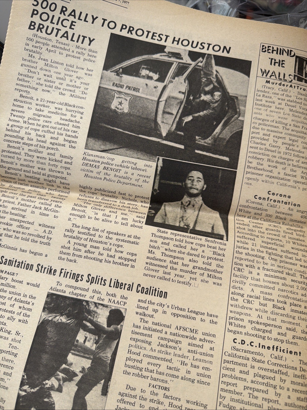 THE BLACK PANTHER PARTY NEWSPAPER – MAY 7, 1977 Huey Newton History