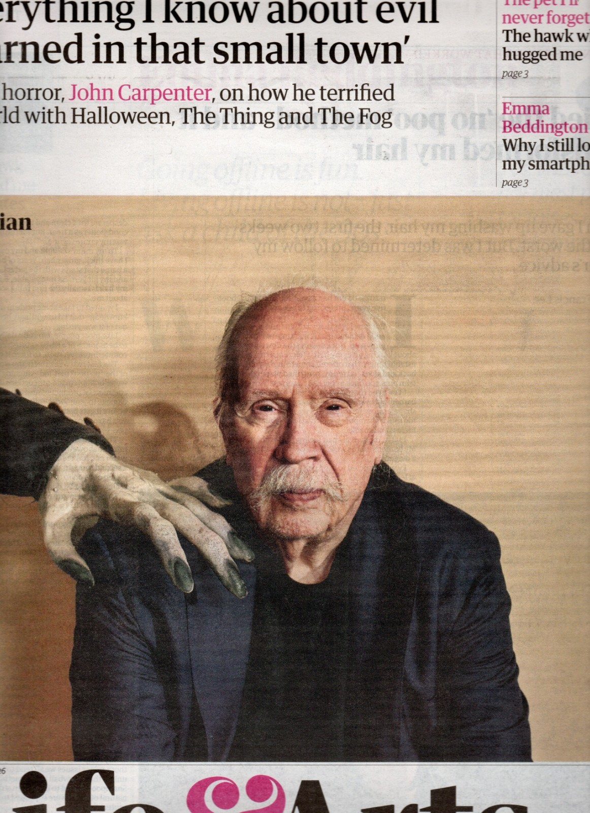 Guardian G2 Life & Arts Supplement July 20 2026 – John Carpenter