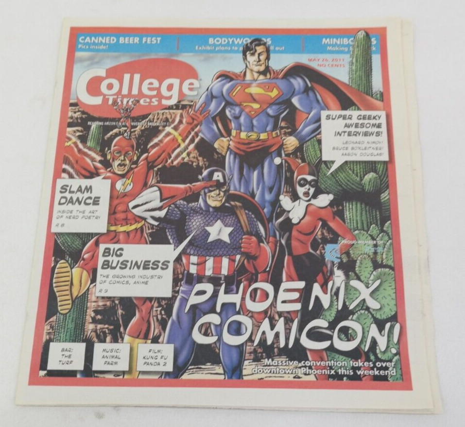 College Times Phoenix Comicon Arizona State University Newspaper May 26 2011