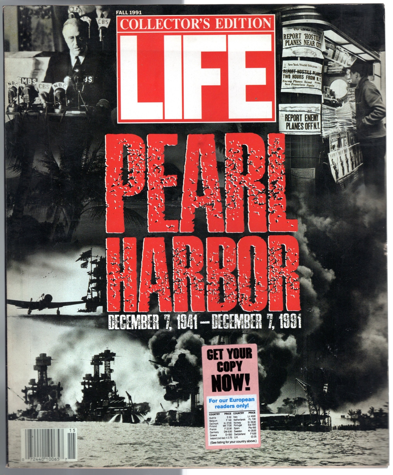 LIFE. COLLECTOR’S EDITION – FALL – 1991 – PEARL HARBOR