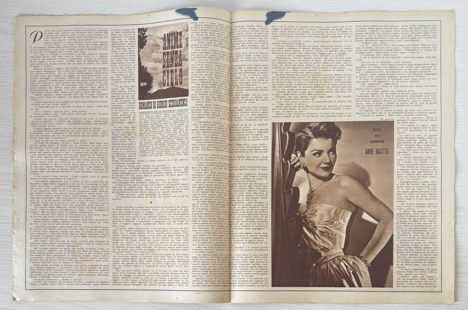 NEWS women’s literary magazine rizzoli No.34 1950 year XXXI virginia mayo