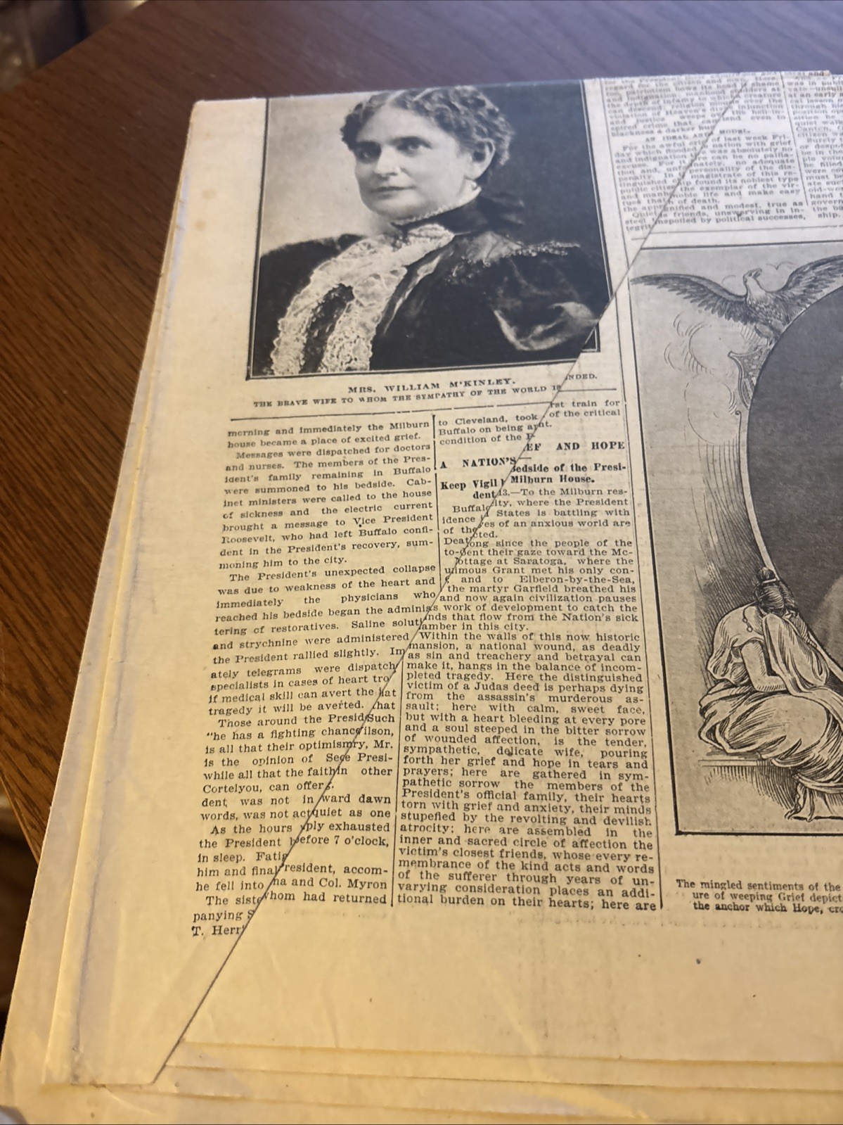 Newspaper President McKinley Shot, 9/7 1901 Utica Saturday Globe Auburn Edition