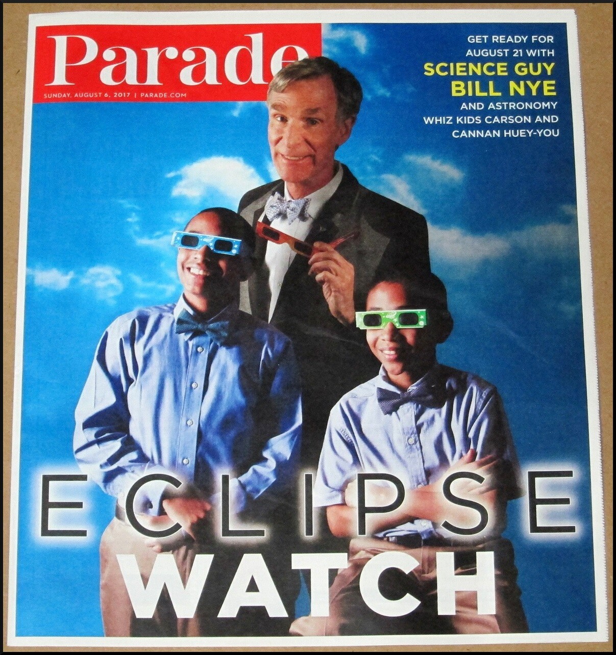 8/6/2017 Parade Newspaper Magazine Science Guy Bill Nye Solar Eclipse