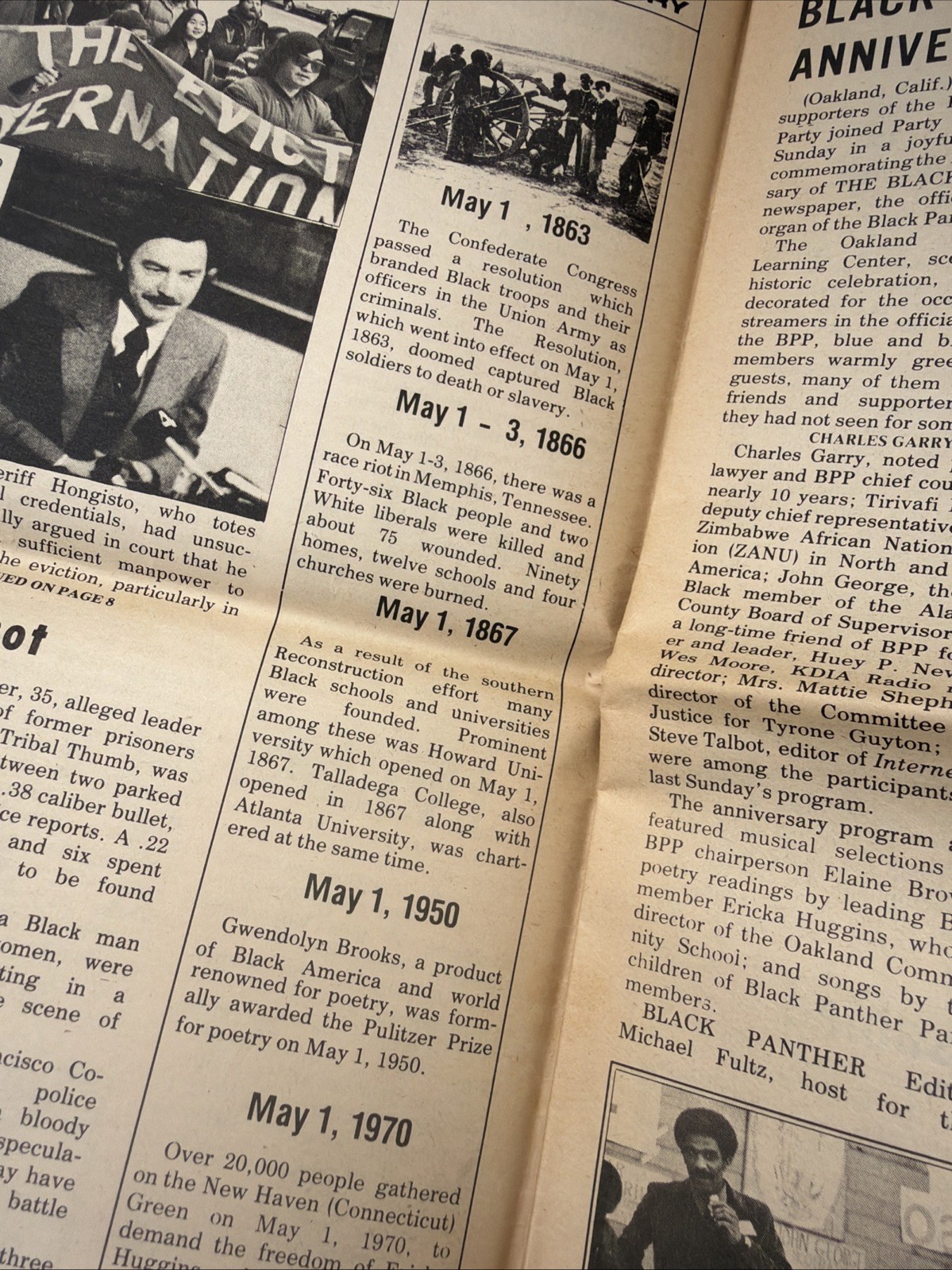 THE BLACK PANTHER PARTY NEWSPAPER – MAY 7, 1977 Huey Newton History