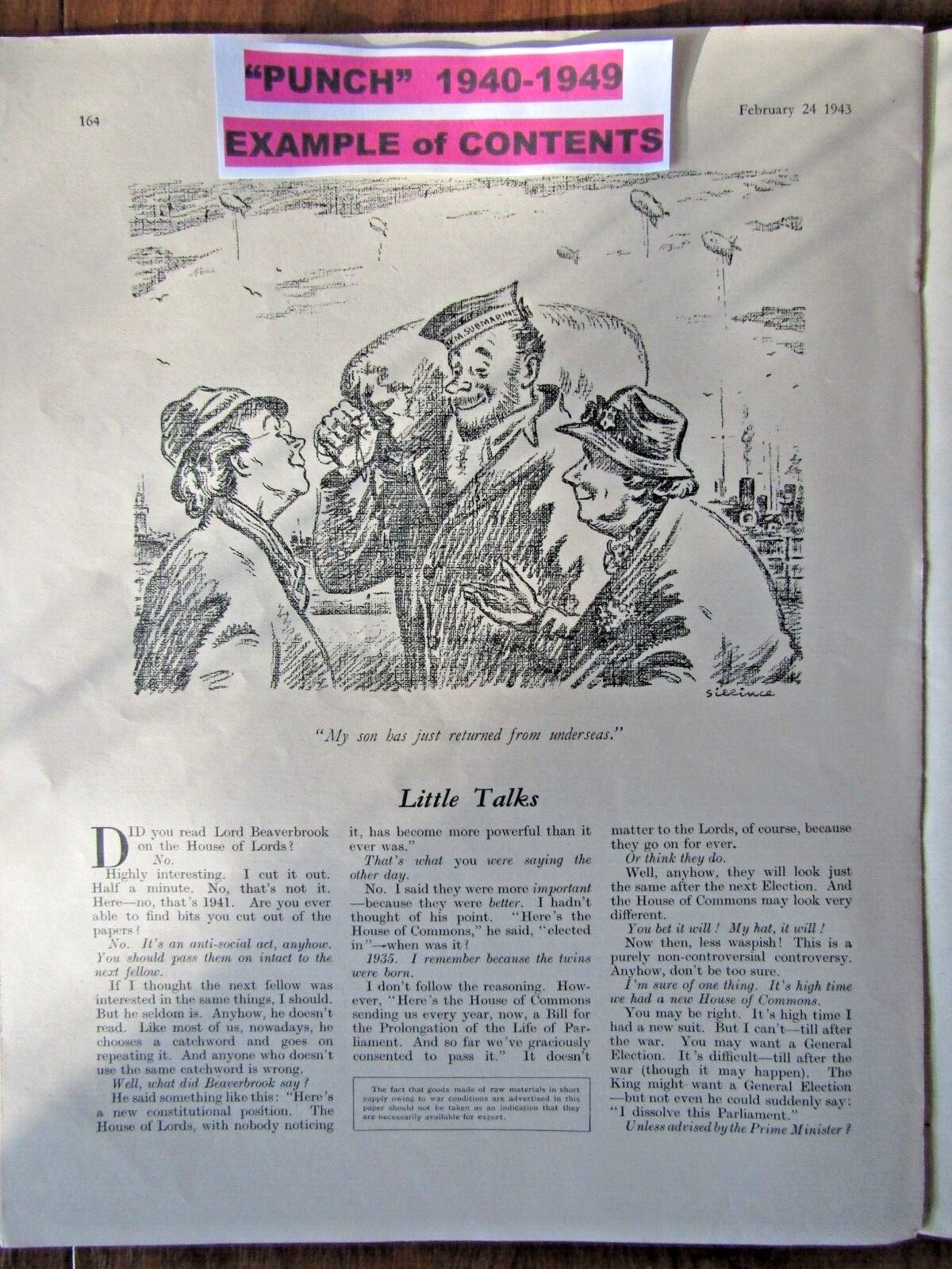 PUNCH MAGAZINES 1940-1949, Huge Selection, Letters, Cartoons, Humour, Adverts