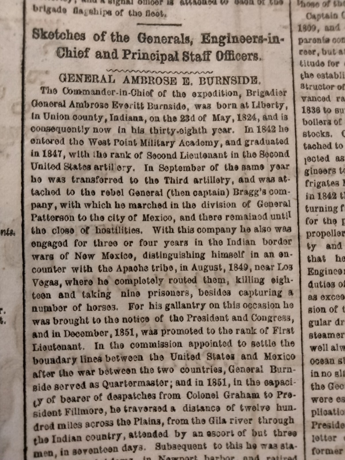 Civil War Newspapers- BRILLIANT VICTORY AT ROANOKE, BOMBARDMENT OF FORT DONELSON