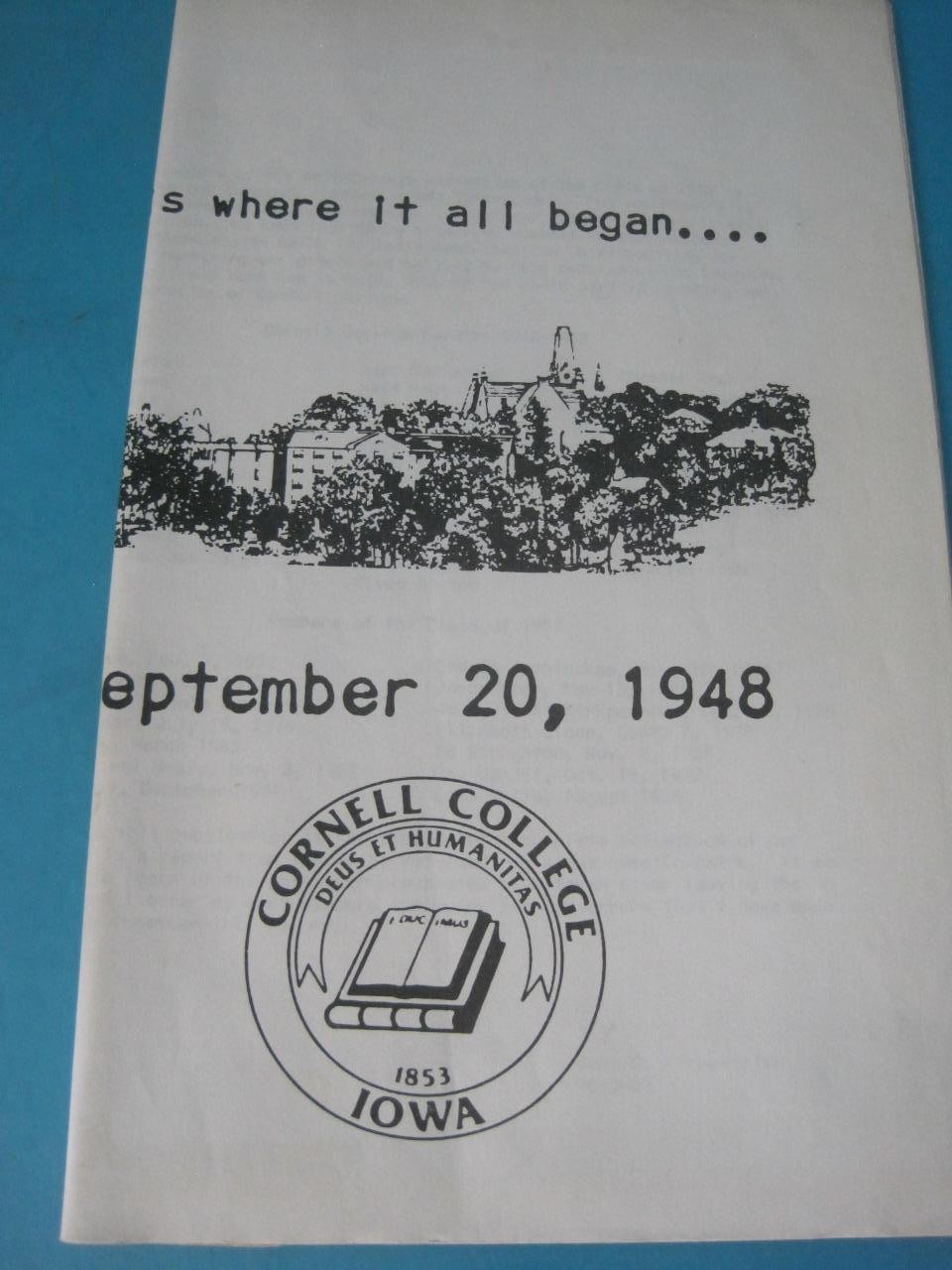 LOT OF 14 THE VIKING NORTHWOOD HIGHSCHOOL IOWA 1947-1948 NEWSPAPER BOOKLET RARE