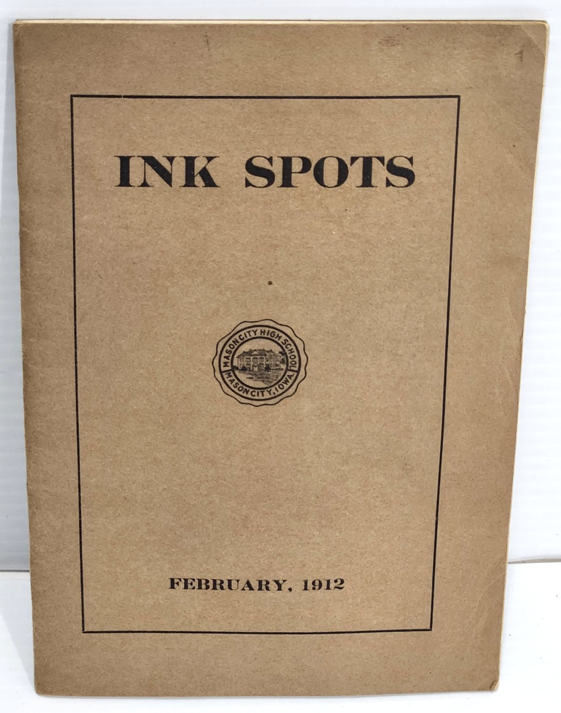 Vintage Feb 1912 Ink Spots Mason City Iowa High School Student Newspaper Ads