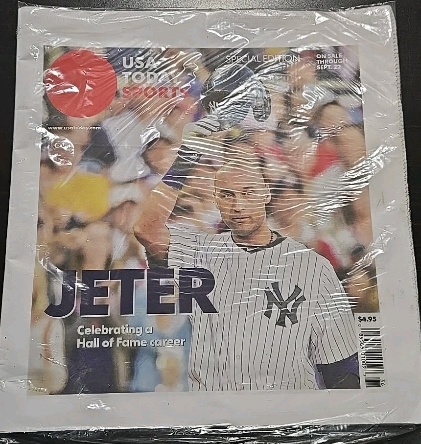 USA Today Sports Special Edition Derek Jeter Commemorative Issue Yankees