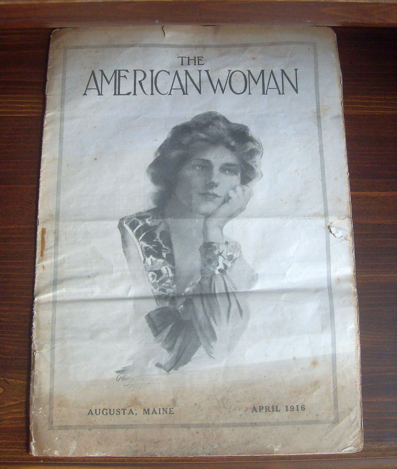 “The American Women” April 1916 – Augusta Maine – COMPLETE MAGAZINE