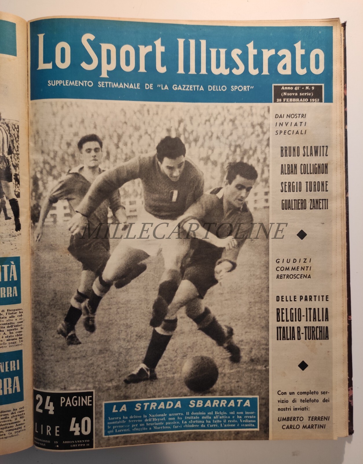 SPORT ILLUSTRATED – N°2 3 4 5 6 7 8 9 10 11 12 13 14 15 16 17 18 1952 Hardcover
