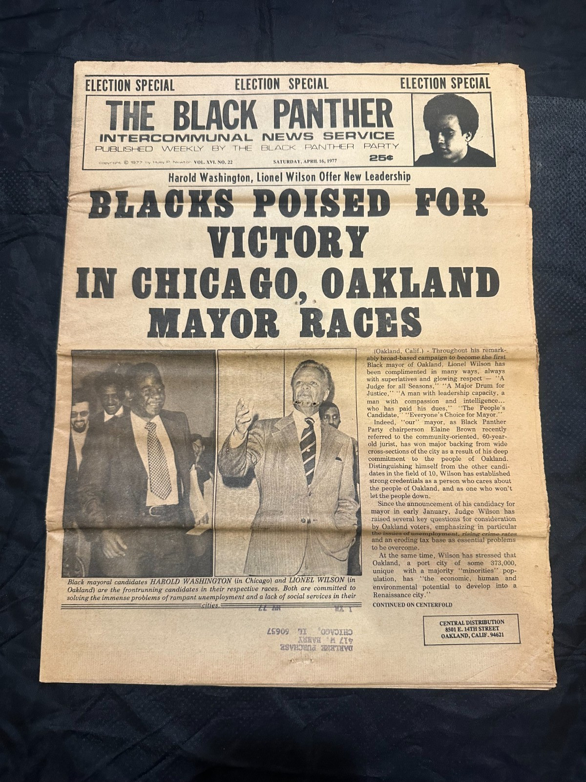 THE BLACK PANTHER NEWSPAPER – APRIL 16th 1977