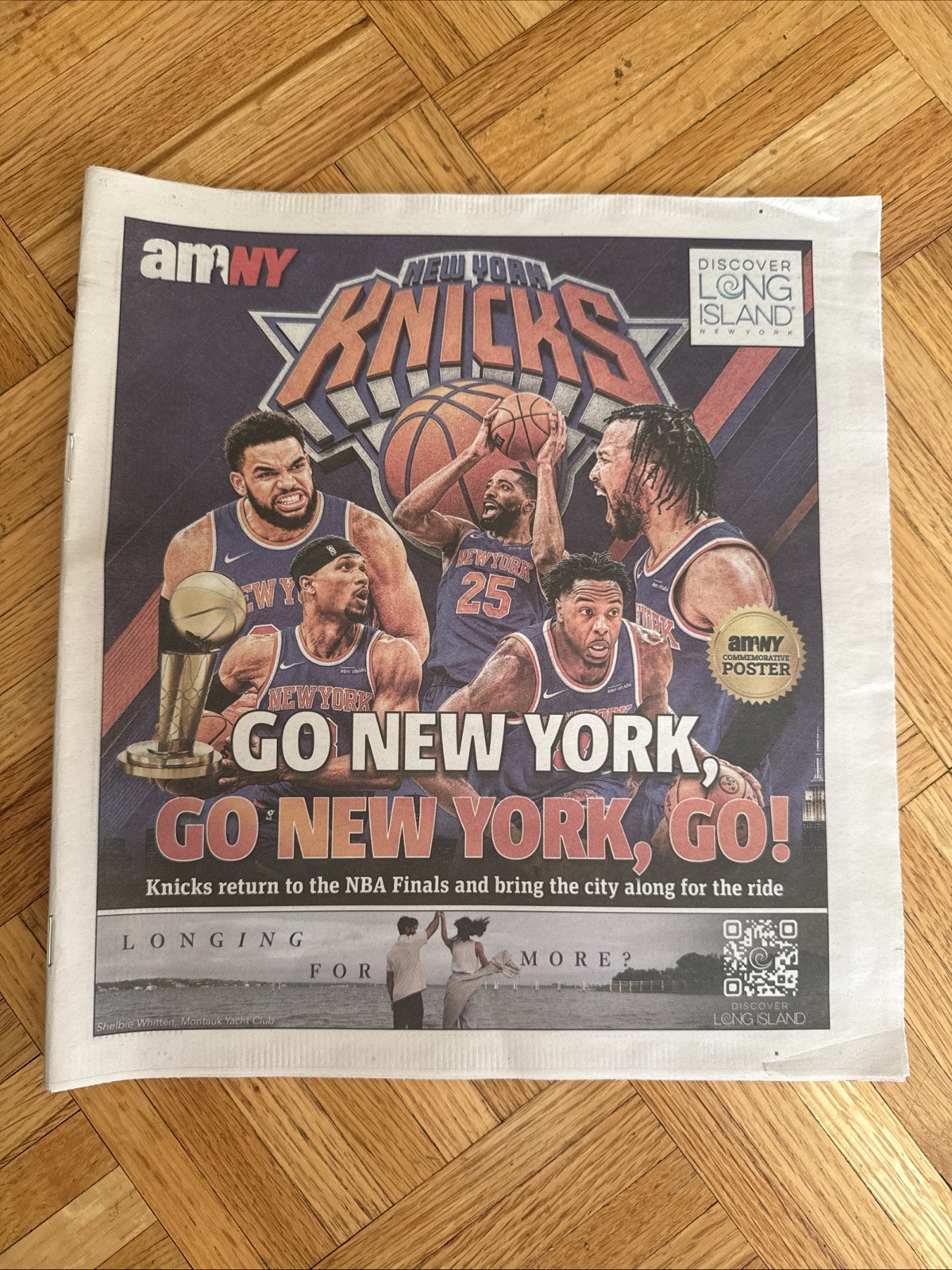AM New York Newspaper June 3, 2026 Knicks NBA Basketball Playoffs AMNY