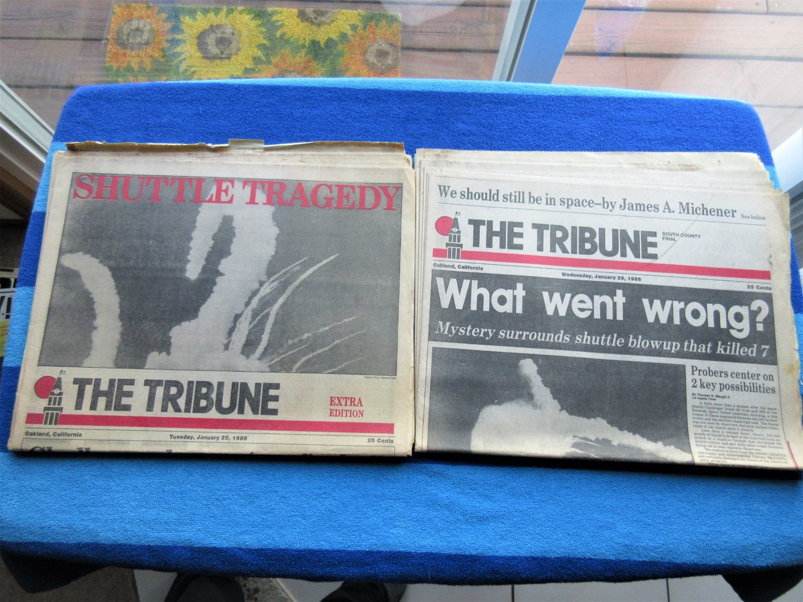 The Tribune Oakland,Ca Newspaper What Went Wrong Shuttle Tragedy January 28,1986
