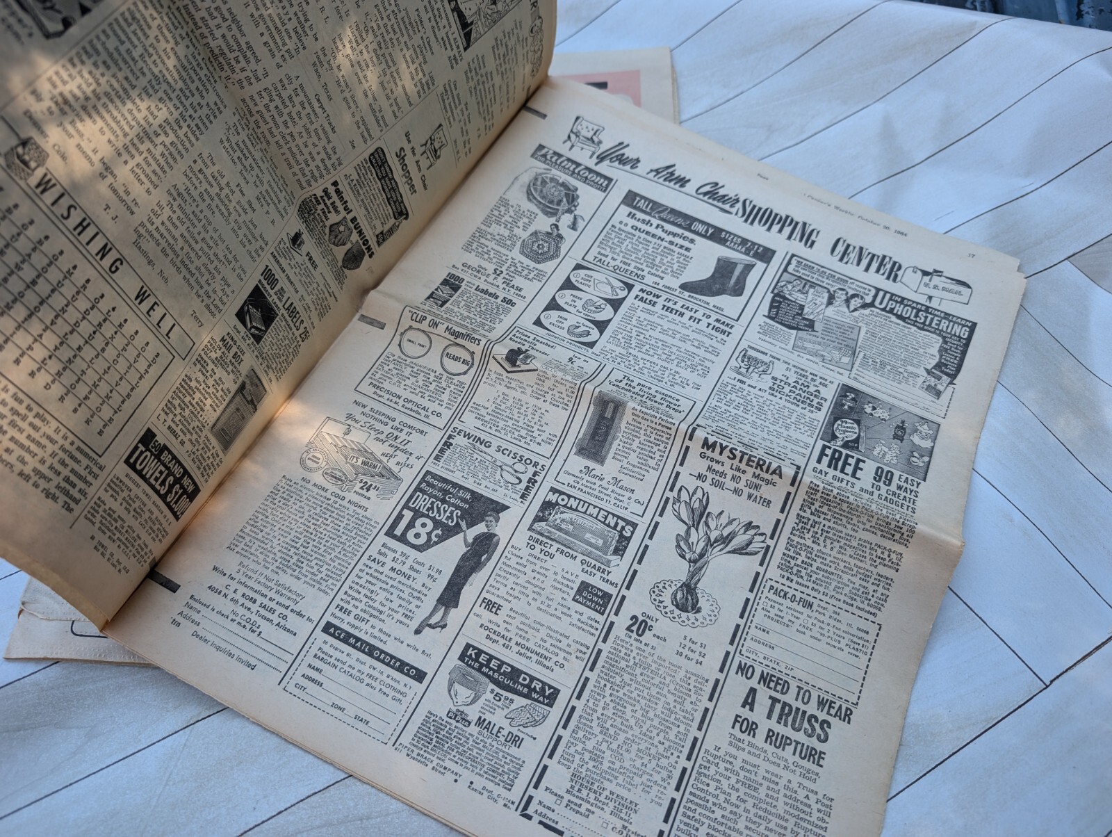 Mystery Set of Vintage Newspapers Capper’s Weekly 1970s Junk Journal 6 days