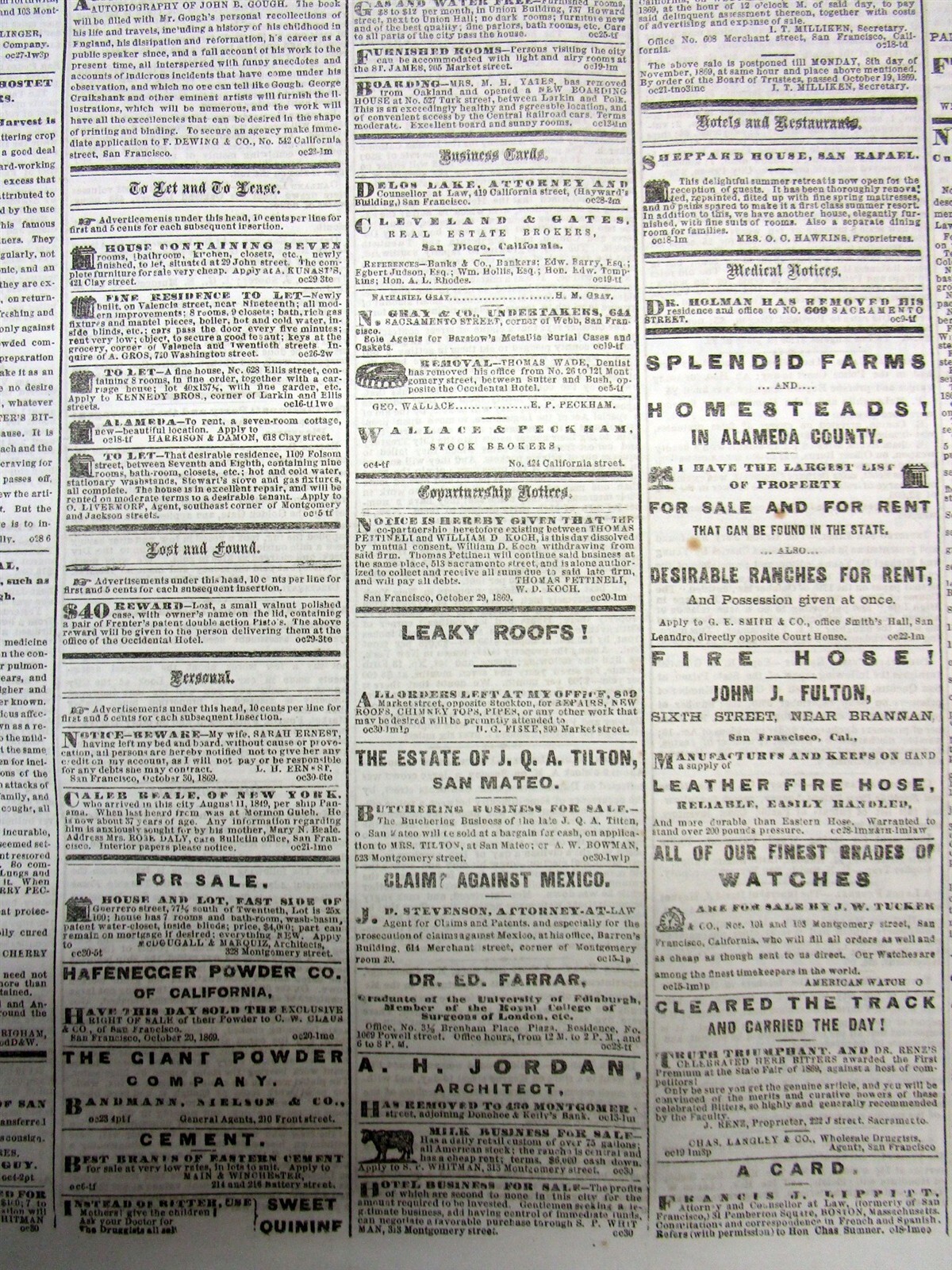 10 1869 newspapers SAN FRANCISCO BULLETIN California TRANSCONTINENTAL RAILROAD