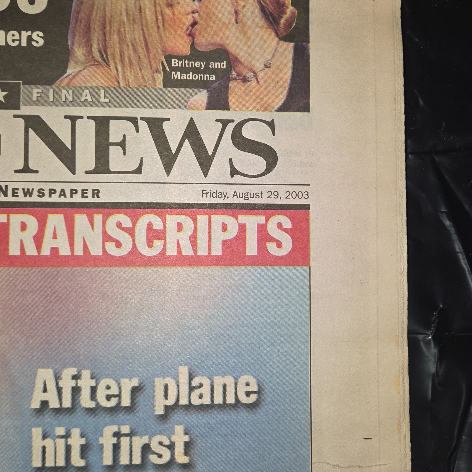 Daily News Aug 29 2003 Stay Put 9/11 Transcripts WTC NYC Newspaper