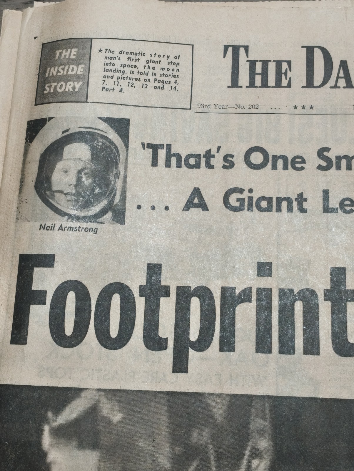 Vintage Dallas Times Herald July 21 1969 Apollo 11 Moon Landing Newspaper