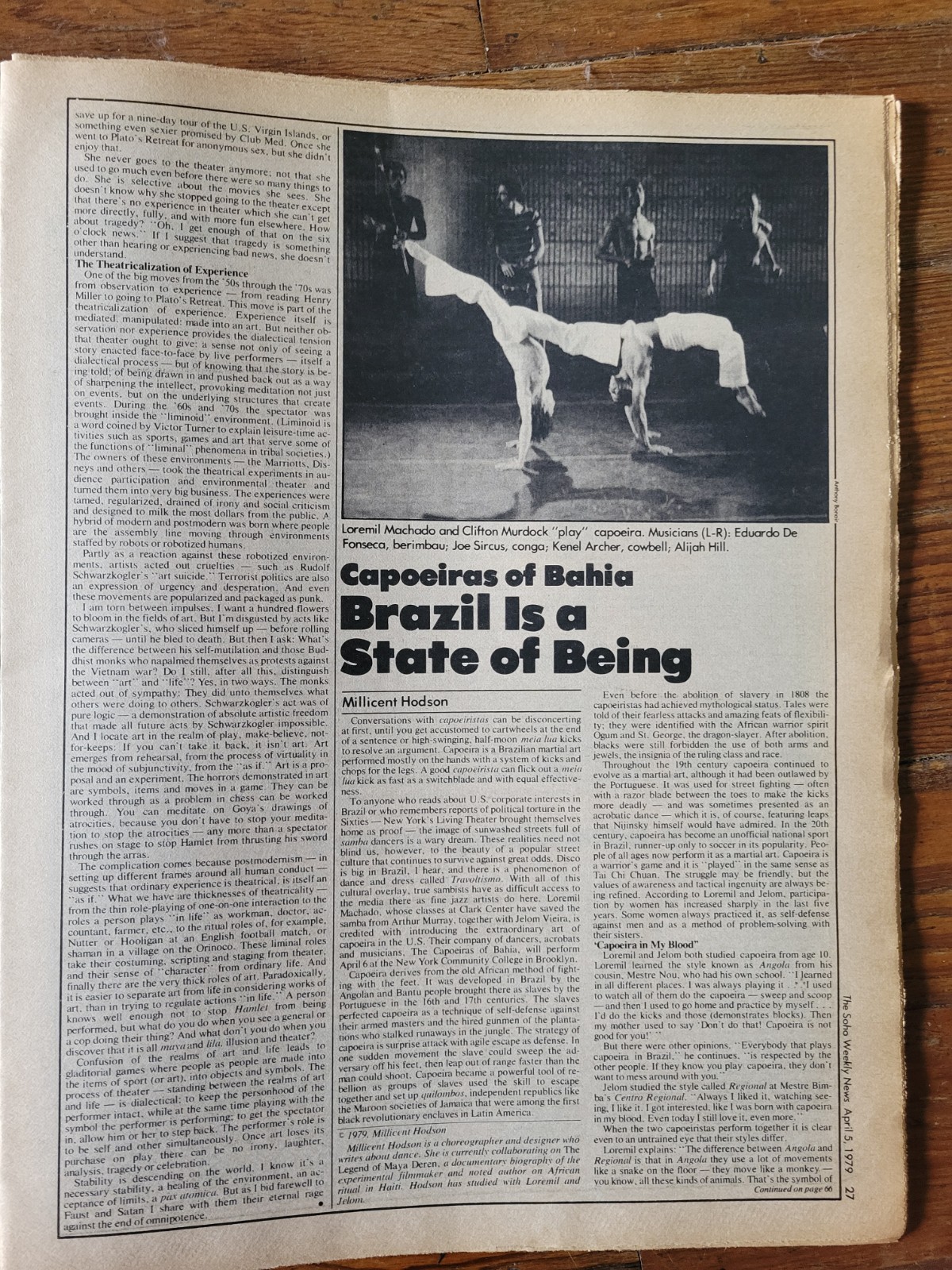 Soho News, NYC, April 5-11, 1979, Three Mile Island Accident, Maryse Holder