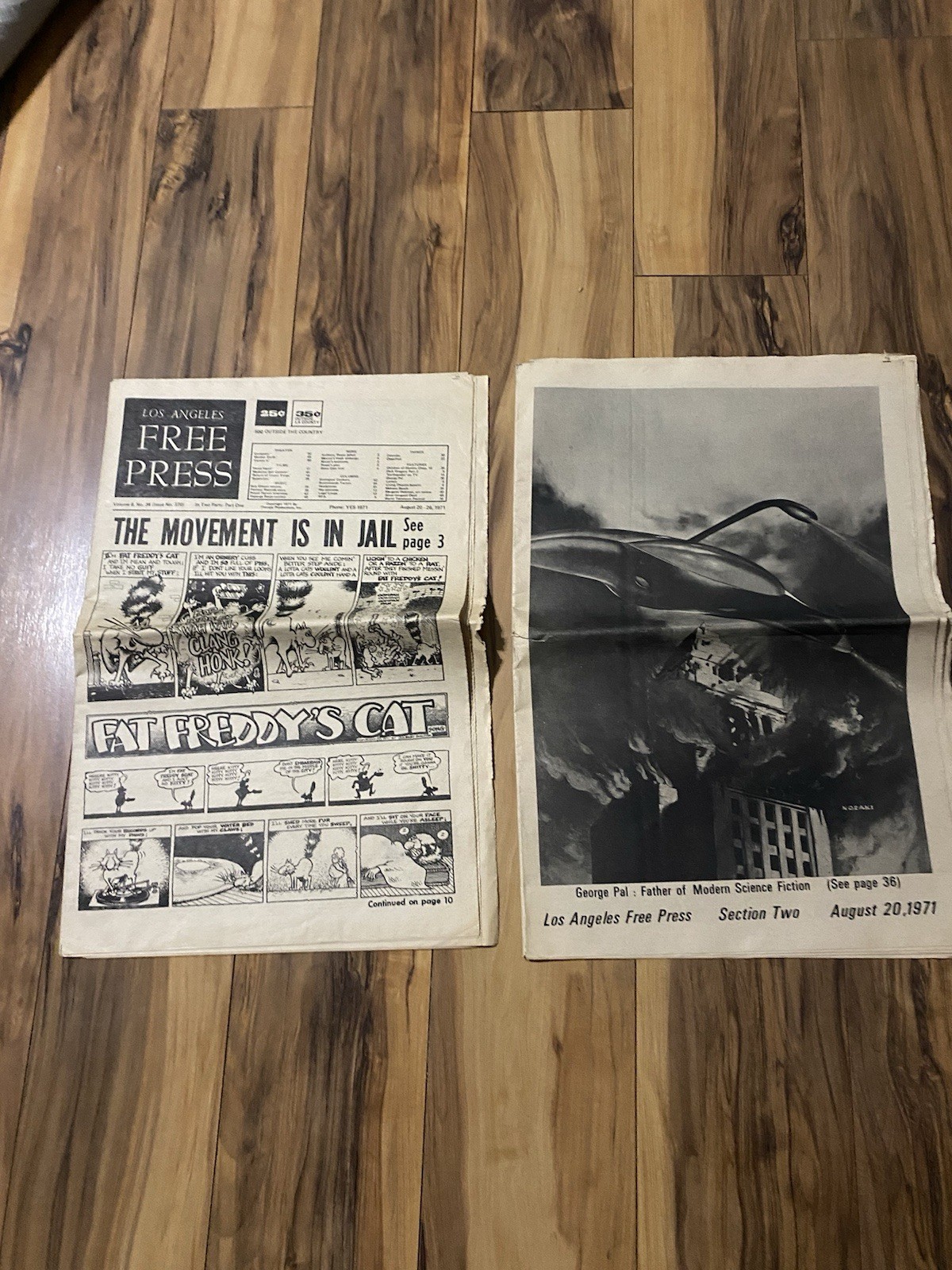Lot of 4 Los Angeles LA Free Press Newspapers Loads of Vintage Music Ads