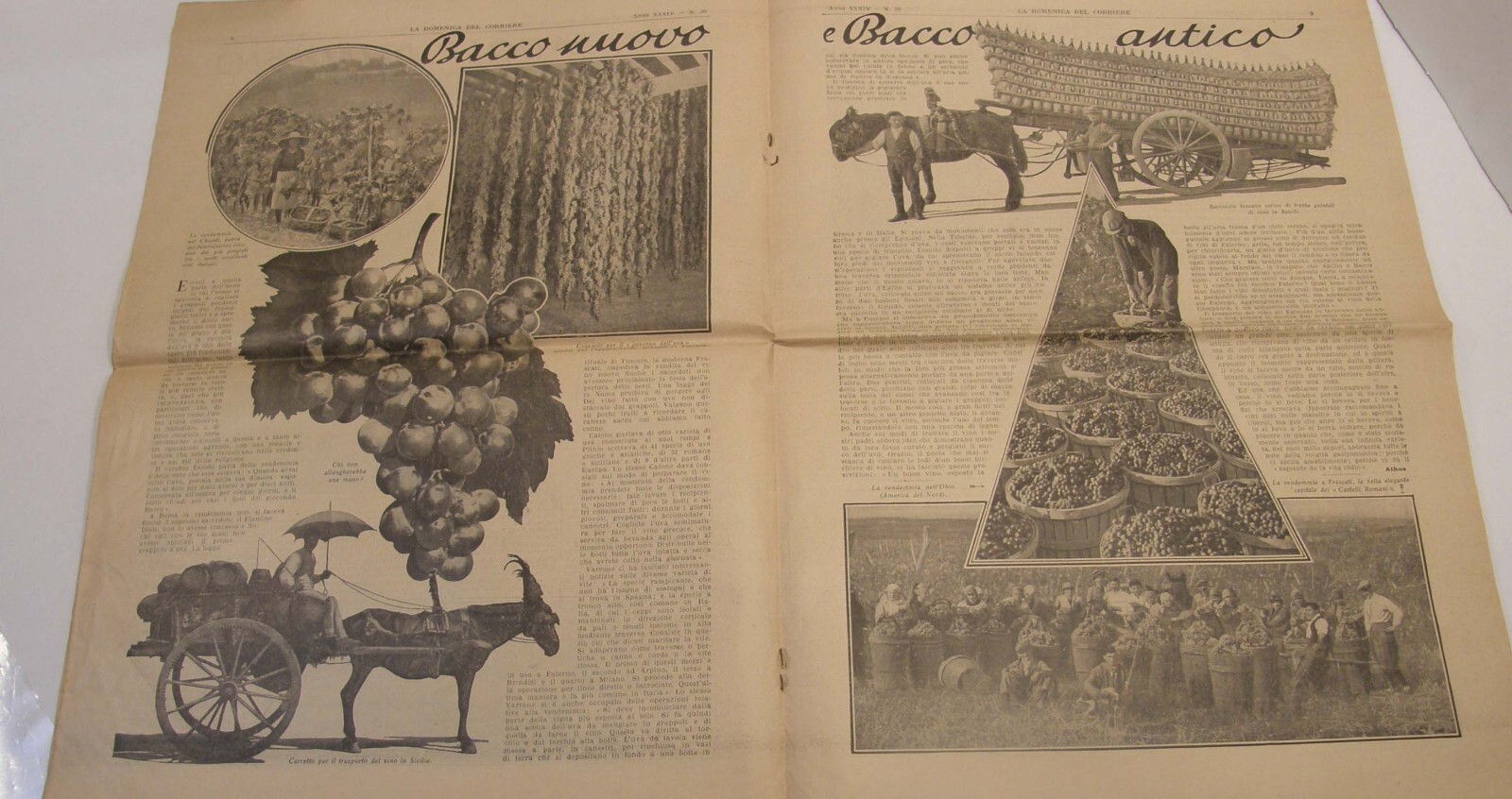 SEPTEMBER 1932 LA DOMENICA DEL CORRIERE ITALIAN NEWSPAPER QUEEN ELENA COVER