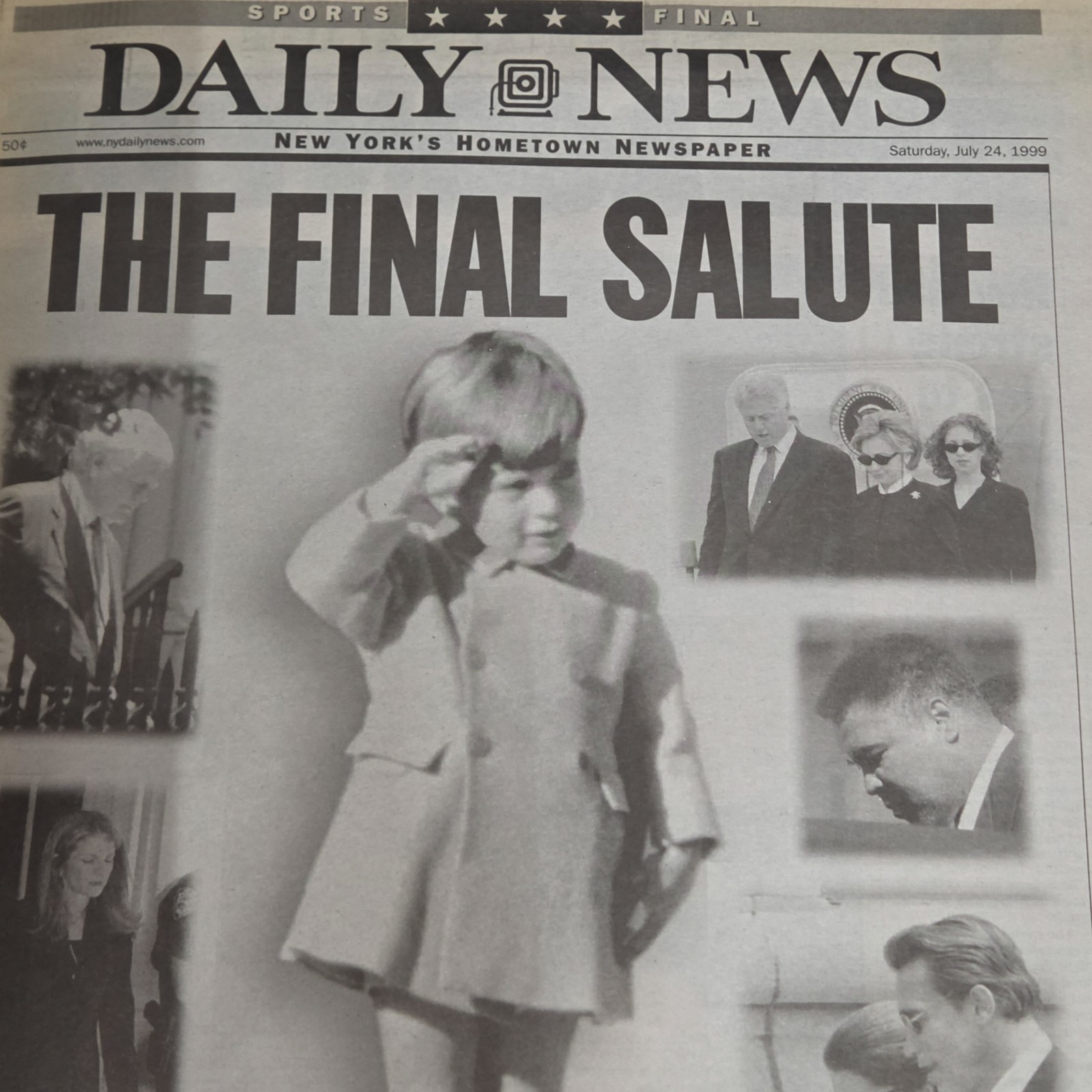 Daily News July 24 1999 JFK Jr Carolyn Kennedy Final Salute Newspaper