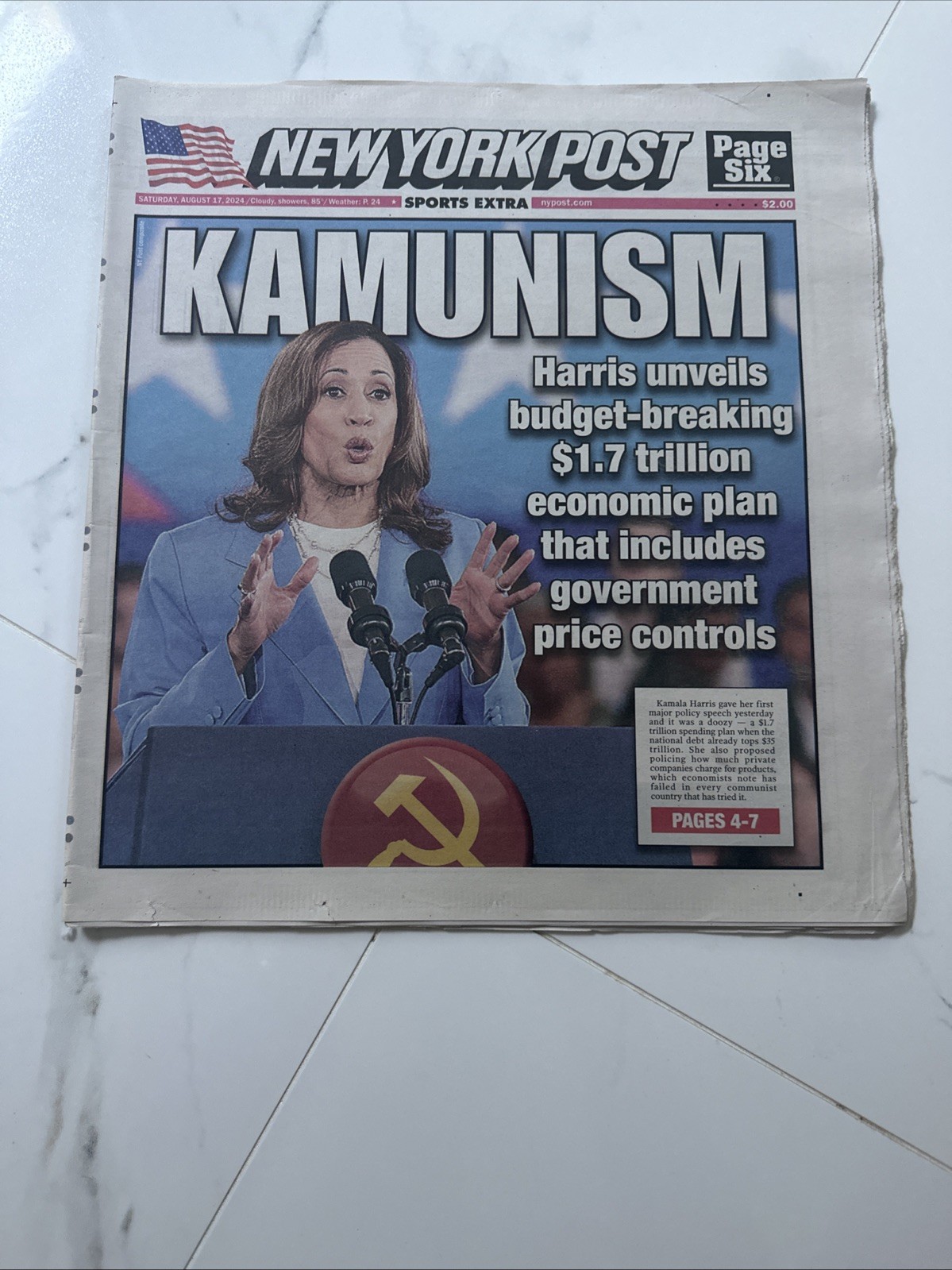 23 News Paper Long Paper Trail Of 2024 Election Process Since Biden Drop Out