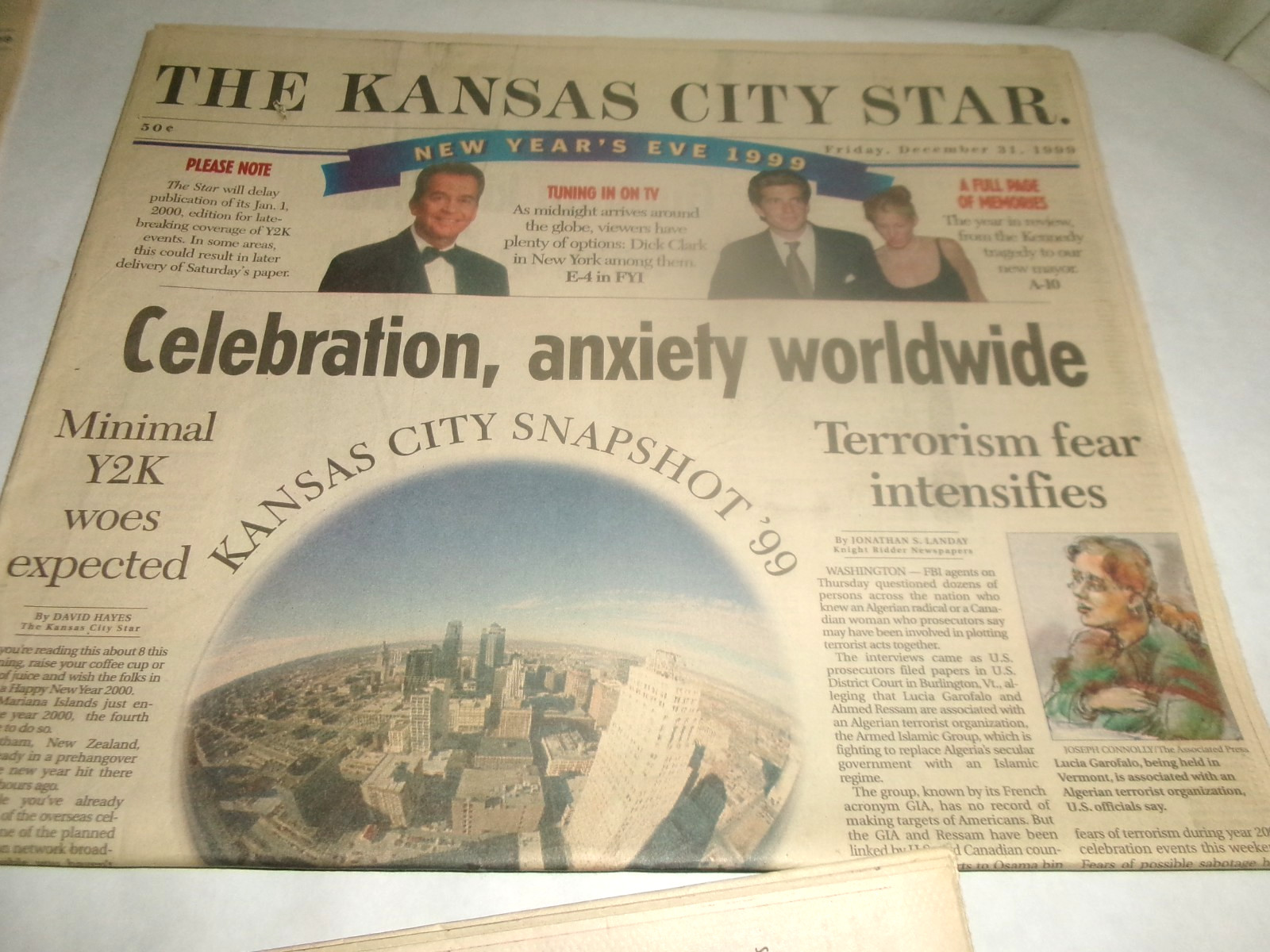 The Kansas City Star Newspaper December 31, 1999