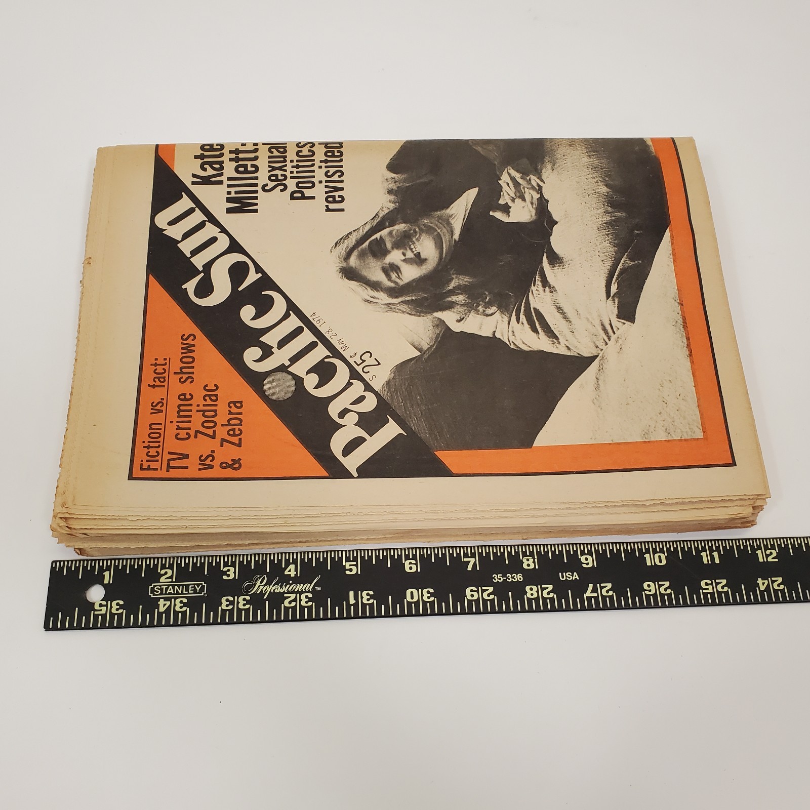 VTG 1974 Pacific Sun Newspaper Lot (4) Underground Counterculture COINTELPRO Med