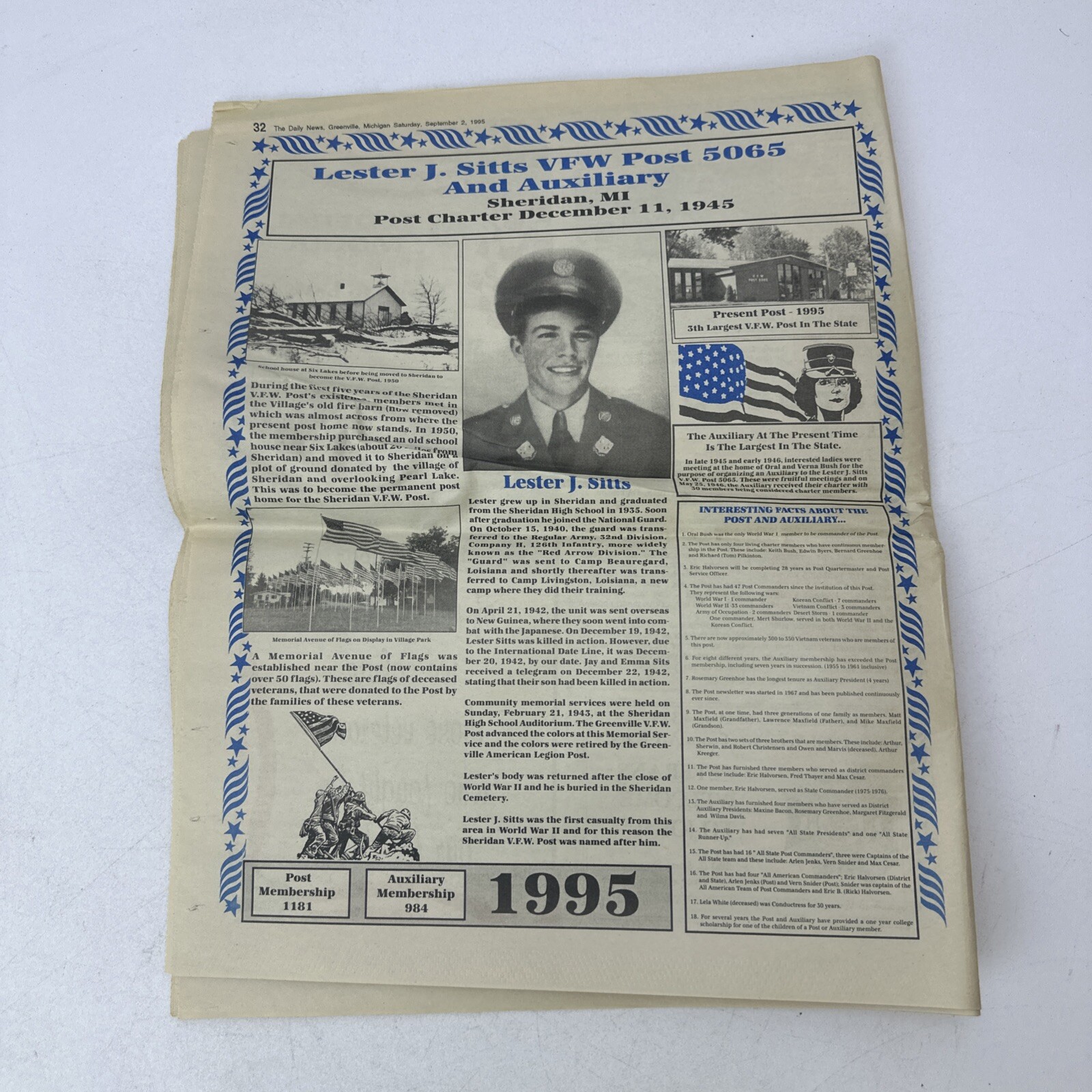 The Daily News 1995 Greenville Michigan World War II Commemorative Edition