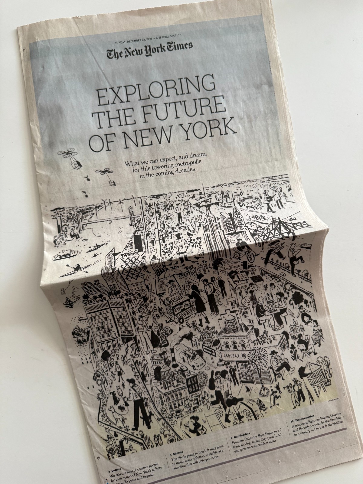 Exploring the Future of New York City NY Times Special Edition 16p. Dec. 2025
