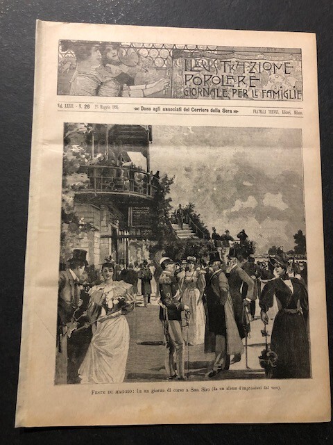 Popular Illustration 26 1895 Palermo, Hemispheres of Mars, Sorrento, Courtyards VE